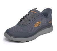 Skechers Summits Leyter Hands Free Slip-in ZapatillasHombre | Zapatilla BBK Negro Elástico Cordones Lavable a Máquina Vegano Hombre Zapatos