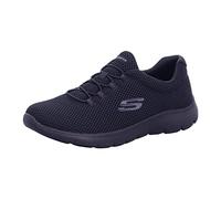 Skechers Summits Lite, Zapatillas Mujer, Black Mesh Black Trim, 41 EU