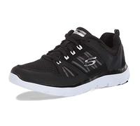 Skechers - Summits-New World - Zapatillas deportivas para mujer, negro (Negro/Blanco), 36 EU