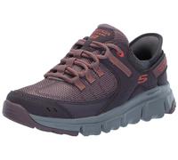 Skechers, CUMBRES EN Mujer, Malla sintética Burdeos con Ribete múltiple, 35 EU