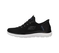 Skechers Hombre Summits High Range Slip-in , Black Mesh/Trim, 46 EU