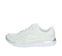Skechers Summits - Suited en Blanco/Plata, talla 42