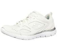 Skechers Summits-Suited, Zapatillas Deportivas Mujer, White, 38.5 EU