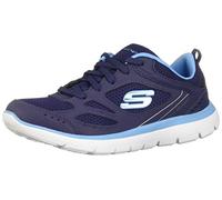 Skechers Summits Suited, Zapatillas Mujer, Navy Blue, 38.5 EU