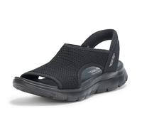 Skechers Summits-Sweetly Evolved, Sandalias Deportivas Mujer, Negro, 39 EU Ancho