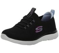 Skechers Summits Top Player, Zapatillas Mujer, Negro Multicolor Bkmt, 35 EU
