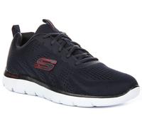 Skechers Summits Torre Vegano Comodidad Zapatillas Hombre Azul Marino Rojo Ru 8