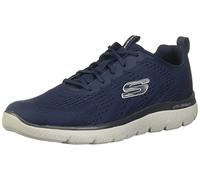 Skechers Summits Torre, Zapatos Deportivos Hombre, Navy Mesh/Gray Trim, 41 EU