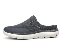 Skechers Summits Vindicator Hombre Zuecos Mulas Sandalias Mocasines sin Cordones Zapatos Informales Zapatos del Jardín Ancho: Regular, Desmontable Plantillas, Gris, 41 EU