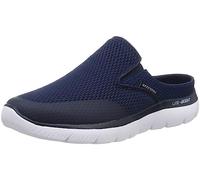 Skechers SUMMITS VINDICATOR, Zapatillas para Hombre, Navy Textile/Trim, 45 EU