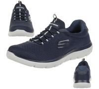 Skechers SUMMITS Zapatillas de Fitness para Hombres Zapatillas Memoria Foam Azul