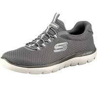 Skechers Summits, Zapatillas Hombre, Charcoal Mesh Trim, 45 EU