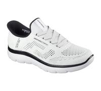 SKECHERS Summits - Zapatos para Hombre, Blanco/Negro, 41 EU