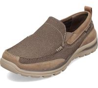 Skechers Superior Milford, Mocasines Hombre, Light Brown, 45.5 EU