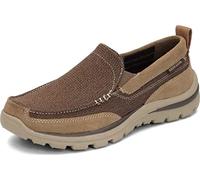 Skechers Superior Milford, Mocasines Hombre, Light Brown, 46 EU