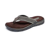 Skechers Supreme - Bosnia, Chancleta Hombre, Marrón (CHOC), 41 EU