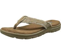 Skechers Supreme USA Bosnia-Chanclas para Hombre, Marrón (Tan), 42 EU
