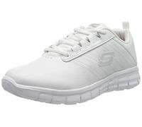 Skechers Sure Track Erath, Zapatillas Mujer, White, 38.5 EU
