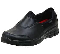 Skechers Sure Track, Zapatos Mujer, Negro Black Leather, 38 EU