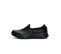 Skechers Sure Track, Zapatos Mujer, Negro Black Leather, 39 EU