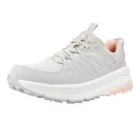 Skechers Switch Back, Cascadas traseras de Interruptor Mujer, Tela sintética Gris con Ribete Coral, 37 EU
