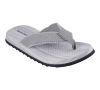 Skechers Tantric, Sandalias Hombre, Gray Canvas, 45 EU
