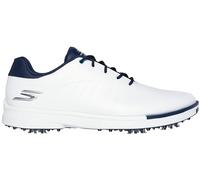 Skechers Tempo - Tenis de Golf Impermeables y Ligeros para Hombre, Blanco/Azul Marino Spiked, 9.5 Wide