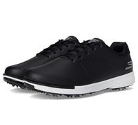 Skechers Tempo - Tenis de Golf Impermeables y Ligeros para Hombre, Negro/Blanco con Pinchos, 42 EU