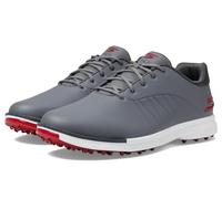 Skechers Tempo Waterproof Golf Shoes, Zapatillas Hombre, Gris Rojo, 45 EU Ancho