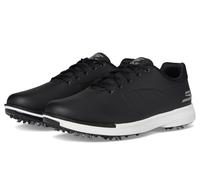 Skechers Zapatos de golf Tempo sin tacos para hombre - Ligeros e impermeables - Negro/Gris 43 EU