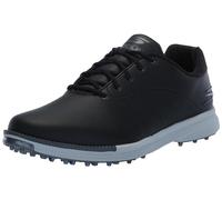 Skechers Tempo - Zapatos de Golf Ligeros e Impermeables sin Tacos para Hombre, Negro/Gris, 46 EU