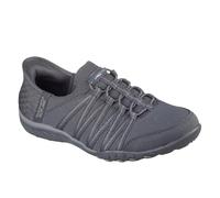 Skechers Breathe-Easy Roll-with-Me, Zapatillas Mujer, Charcoal Ripstop/Knit, 37 EU