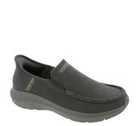 Skechers Parson-Ralven with Slip-in Technology, Mocasín Hombre, Gray, 47.5 EU Ancho