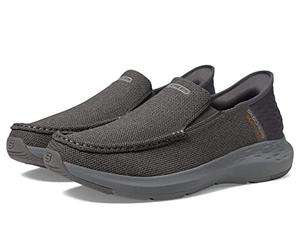 Skechers Tenis 204804 para Hombre, Gris, 9.5 UK Wide