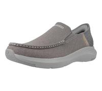 Skechers Tenis 204804 para Hombre, Malla Gris, 42 EU