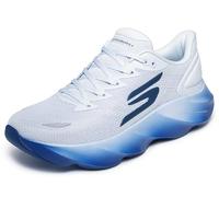 Skechers Tenis Aero Burst para Hombre, Azul/Claro, 42 EU