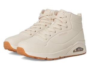 Skechers Tenis Altos Uno-Stand para Mujer, Negro/Negro, 35.5 EU