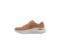 Skechers Tenis Arch Fit 2.0 para Hombre, Whisky Suede Mesh Duraleather Trim, 42 EU
