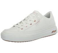 Skechers Tenis Arch Fit Arcade para Mujer - On My WaySneaker, Duraleather Blanco, 38.5 EU