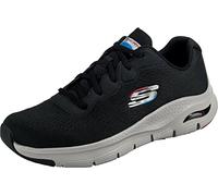 Skechers Tenis Arch Fit para hombre, Black, 8 UK