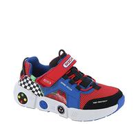 Skechers Tenis Blmt 402260l para niño, Tela sintética Azul y Rojo multiribete, 12.5 UK Child