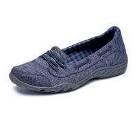Skechers Tenis Breathe Easy-Good Influence para Mujer, Marino, 41 EU