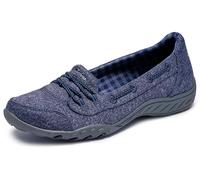 Skechers Breathe-Easy-Good Influence, Zapatillas Mujer, Marino, 37 EU