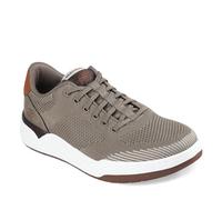 Skechers Tenis Corliss-Dorset para Hombre, Gris Topo, 45.5 EU