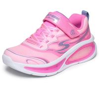 Skechers Tenis Cosmic Glow 2.0 para niña, Tela sintética Rosa Brillante con Ribete múltiple, 9.5 UK Child