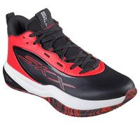 Skechers Tenis de baloncesto Pure Klutch para hombre, Negro/Rojo, 43 EU