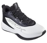 Skechers Tenis de baloncesto Skx League para hombre, Blanco/Negro, 43 EU