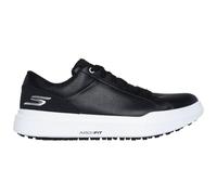 Skechers Tenis de Golf Impermeables Drive 6 Arch de Piel de Ajuste Relajado para Mujer, Negro -, 39 EU