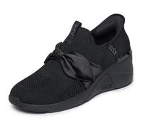 Skechers Tenis de Mujer A Wedge-Enzie con Manos Libres, Negro/Negro, 38.5 EU