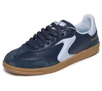 Skechers Tenis de otoño fáciles de llevar para mujer, Azul Marino/Azul Claro, 8